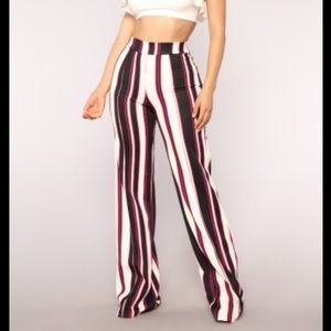 Fashion Nova Striped Pants